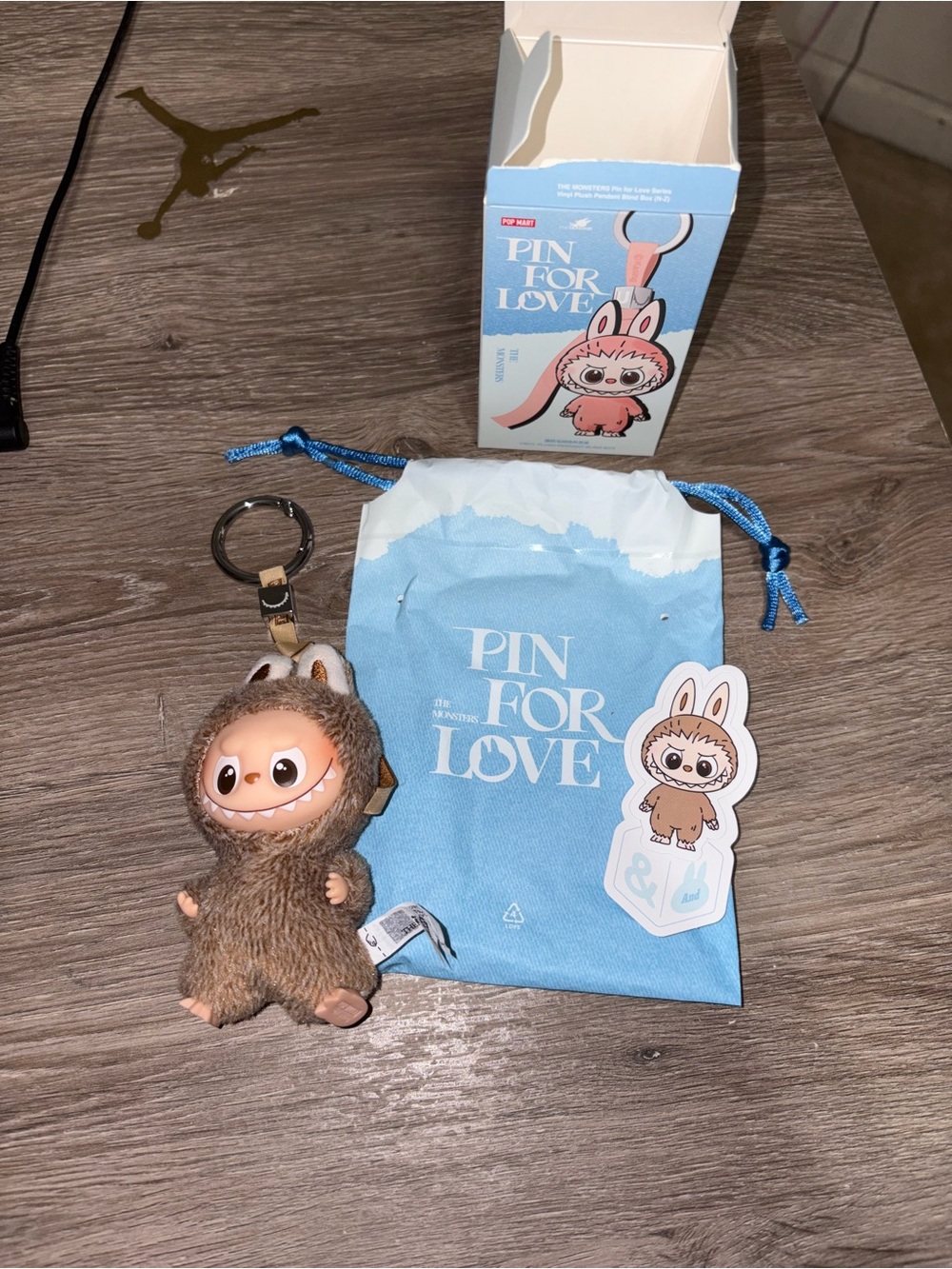 POP MART Labubu The Monsters Pin For Love Alphabet Plush Pendant - Ampersand &